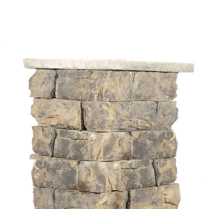 36" Fossill Stone Limestone Column Kit