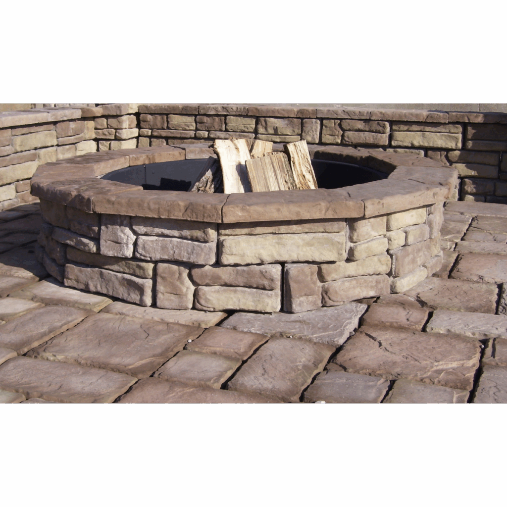 Random Brown 44 Fire Pit