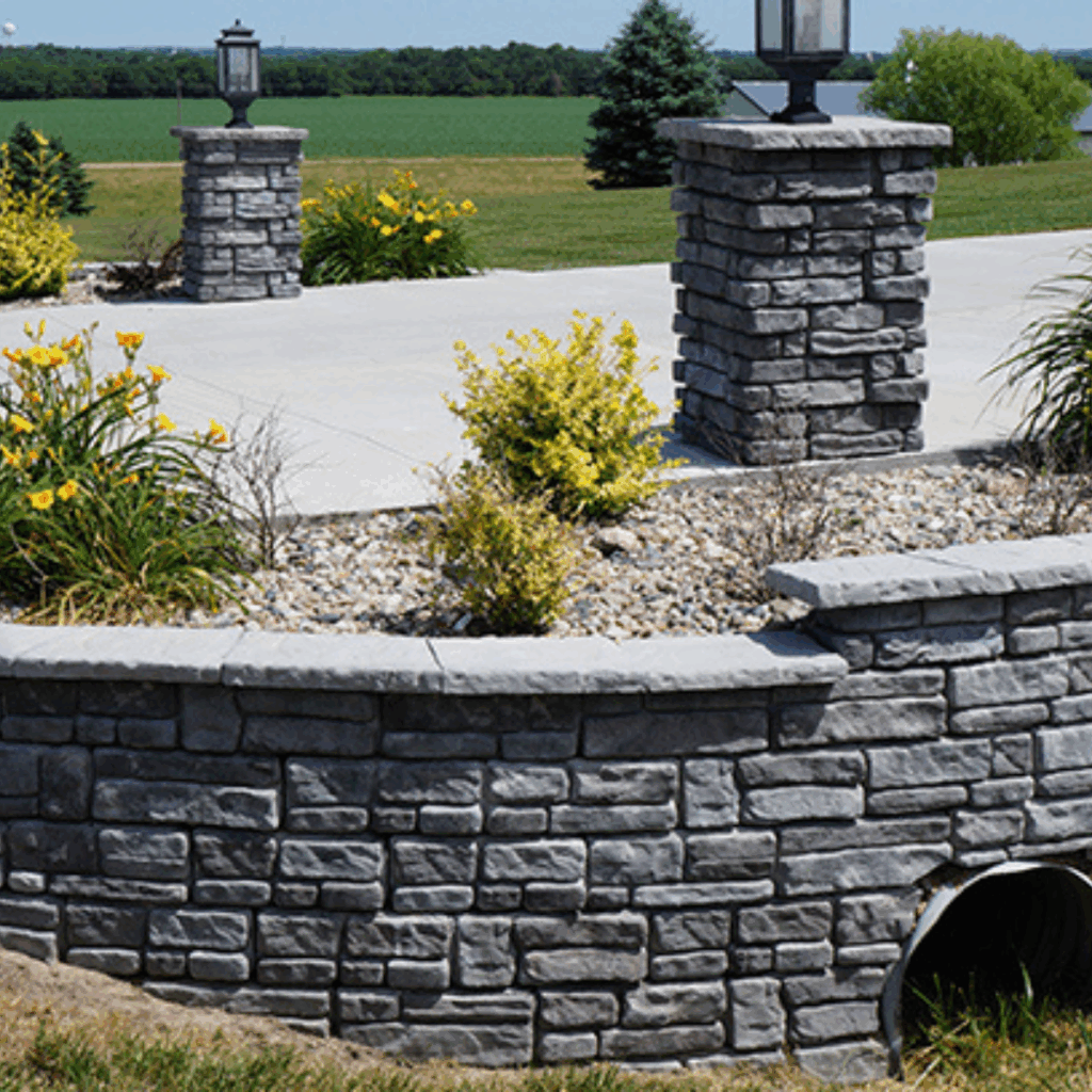 Random Gray Wall and Column Kit