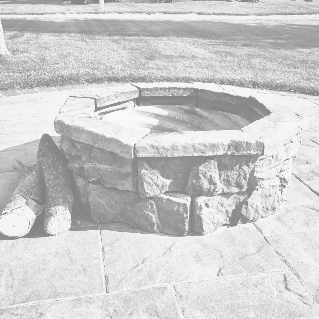 fire pit bw