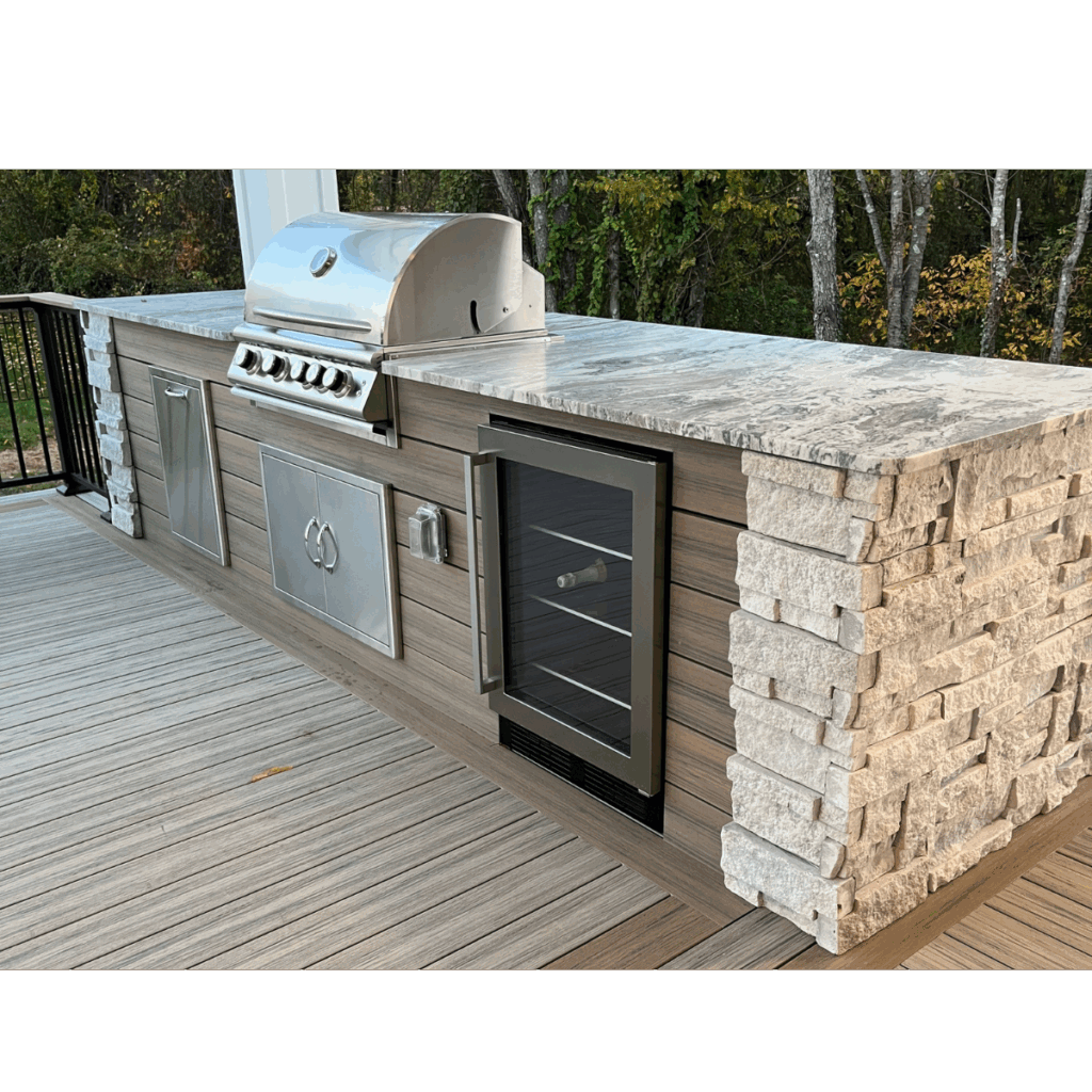 outdoor kitchen